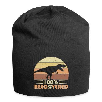 Foi Sobriété Vie sobre Dépendance T-Rex - Bonnet en jersey - noir - Devant