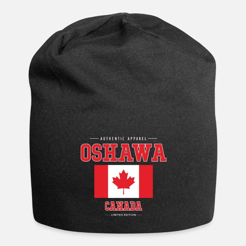 Oshawa - Bonnet en jersey - noir