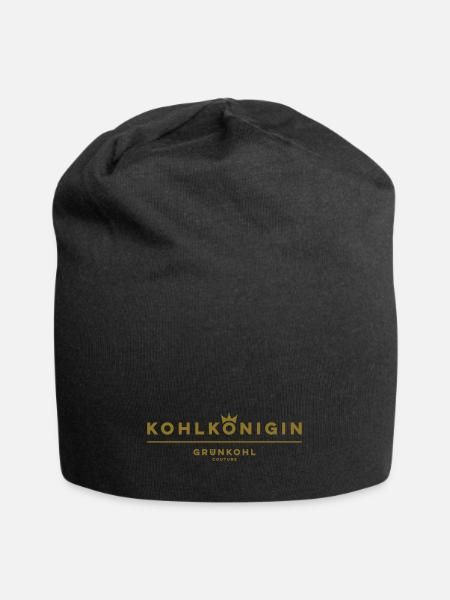 Kohlkönigin Grünkohl Kohlfahrt Couture - Jersey-Beanie - Schwarz