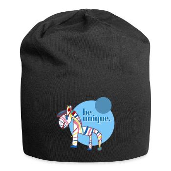 Z E B R A gone wild - Jersey-Beanie - Schwarz - Vorne