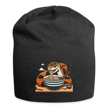 propriétaire de serpent des blés, mangeur de ramen, - Bonnet en jersey - noir - Devant