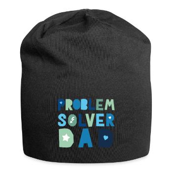 Problem Solver Dad - Jersey Beanie - black - Front