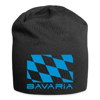 Drapeau Bavière Bavière - Bonnet en jersey - noir - Devant