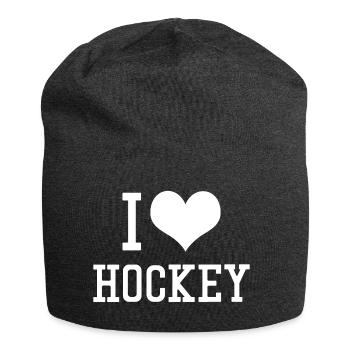 I Love Hockey - Jersey-Beanie - Anthrazit - Vorne