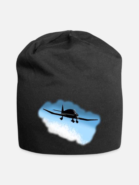 DR400 Himmel - Jersey-Beanie - Schwarz