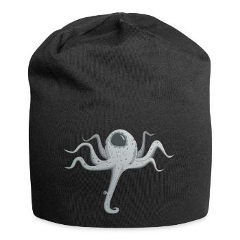 tintenfisch giant octopus krake kalmar sepien fish - Jersey-Beanie - Schwarz - Vorne