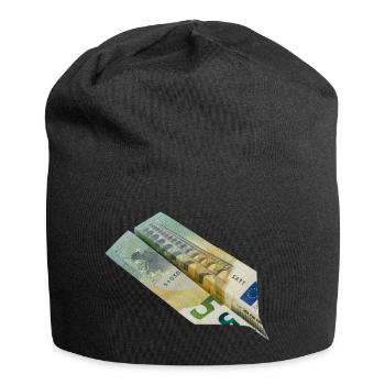 5-Euro-Schein - Jersey-Beanie - Schwarz - Vorne