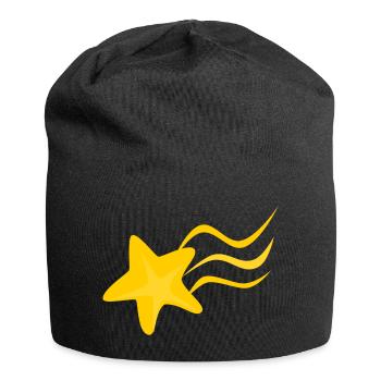 shooting star - Jersey Beanie - black - Front