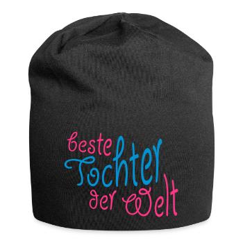 Gift for daughter - Jersey Beanie - black - Front