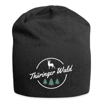 Thüringer Wald Thüringen Cadeau - Bonnet en jersey - noir - Devant