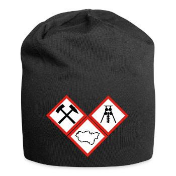 GEFAHR RUHRPOTT - Jersey-Beanie - Schwarz - Vorne