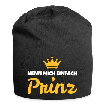 Just call me prince - Jersey Beanie - black - Front
