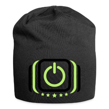 Power on off on off switch - Jersey Beanie - black - Front