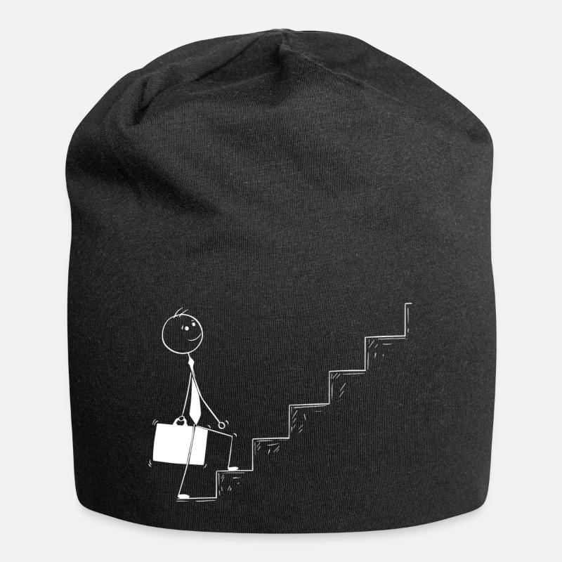 success Steps - Jersey Beanie - black