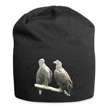 White-tailed eagle - Jersey Beanie - black - Front