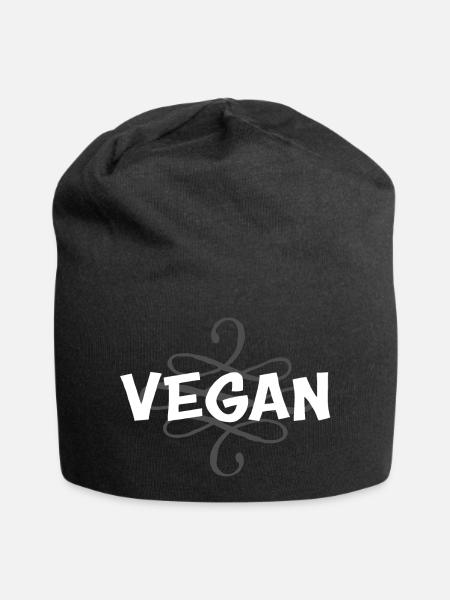VEGAN vegan VEGAN - Jersey-Beanie - Schwarz