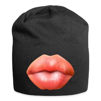 Sexy big lips - Jersey Beanie - black - Front