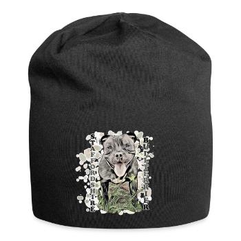 Staffordshire Bull Terrier2 - Jersey Beanie - black - Front