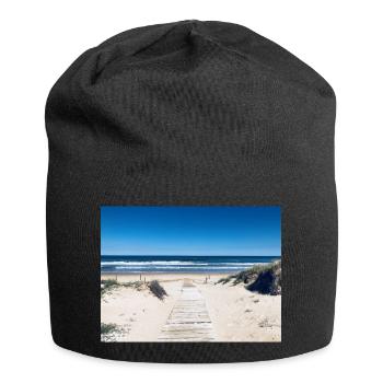 Weg zum Meer - Jersey-Beanie - Schwarz - Vorne