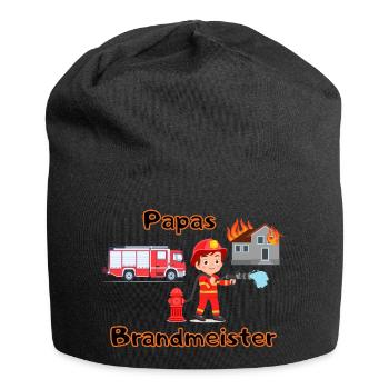 Papas Brandmeister - Jersey-Beanie - Schwarz - Vorne