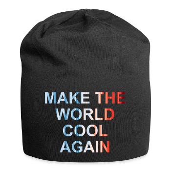 Rendre le monde à nouveau frais - Changement climatique - FFF - Bonnet en jersey - noir - Devant