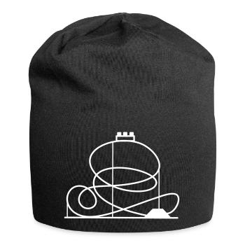 Montagnes russes - Bonnet en jersey - noir - Devant