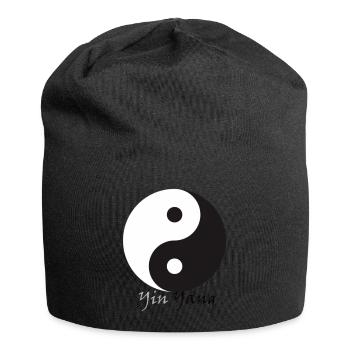 Yin Yang - Jersey-Beanie - Schwarz - Vorne