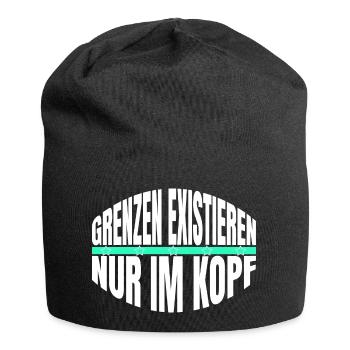 powerlifting power couple power lifting animal - Jersey-Beanie - Schwarz - Vorne