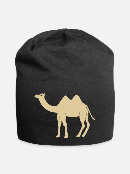 Lonely camel - Jersey Beanie - black