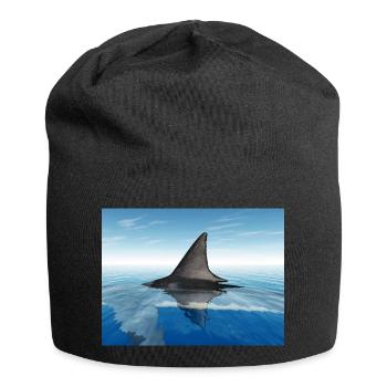 Great white shark - Jersey Beanie - black - Front