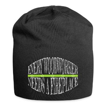 bûcheron blague marteau-piqueur charpentier blague - Bonnet en jersey - noir - Devant