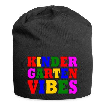 kindergarten vibes - Bonnet en jersey - noir - Devant