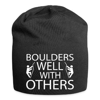 Rochers - Bonnet en jersey - noir - Devant