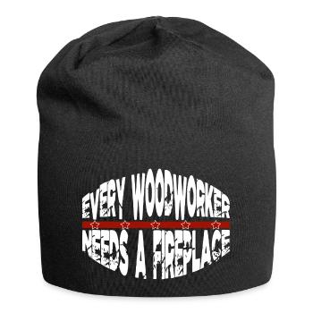 Carpenter Plumber Lumber Job - Jersey Beanie - black - Front