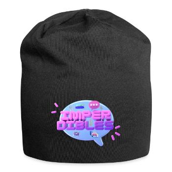 3D - Jersey-Beanie - Schwarz - Vorne