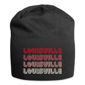 Louisville Vierfach Gradient Wortlogo - Jersey-Beanie - Schwarz - Vorne