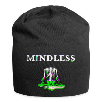 MINDLESS - Jersey Beanie - black - Front