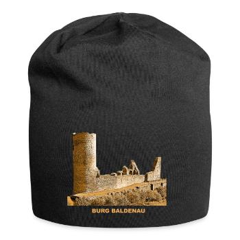 Baldenau Burg Mosbach Ruine Hundsrück Rheinland - Jersey-Beanie - Schwarz - Vorne
