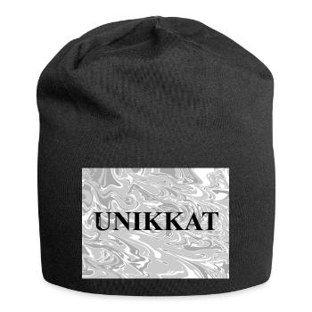 Unbenanntes Projekt 2 - Jersey-Beanie - Schwarz - Vorne