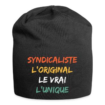 l'original le vrai Syndicaliste - Bonnet en jersey - noir - Devant