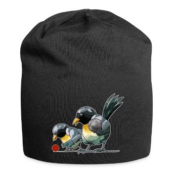 Boules de boules de boules pour pétanque - Bonnet en jersey - noir - Devant