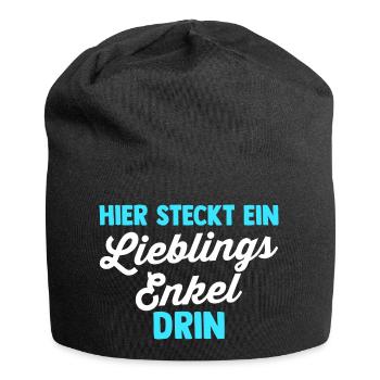 Enkel - Jersey-Beanie - Schwarz - Vorne