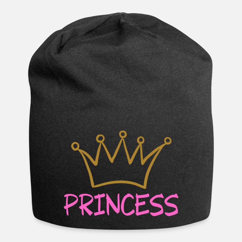PRINCESS 2 - Jersey-Beanie - Schwarz