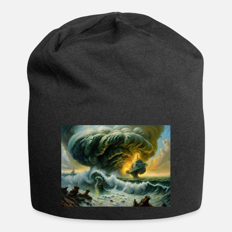 Nature's Fury #5 - Jersey Beanie - black