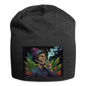 Crazy Man - Jersey Beanie - black - Front