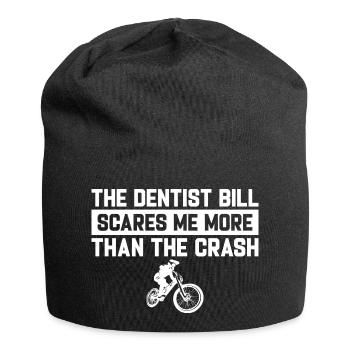 Motocross Funny Saying Dentist Bill Dirt Bike - Jersey Beanie - black - Front