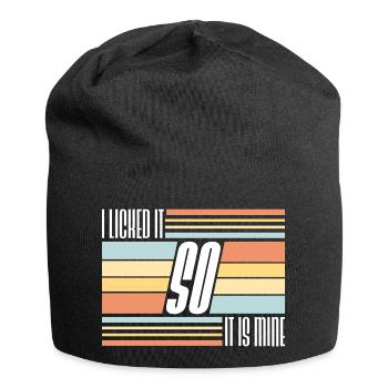 Je l’ai léché pour que ce soit le mien drôle de dire effronté - Bonnet en jersey - noir - Devant