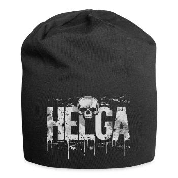 Heavy Metal Helga - Jersey-Beanie - Schwarz - Vorne