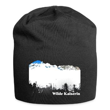 Wilde Kaiserin - Jersey-Beanie - Schwarz - Vorne