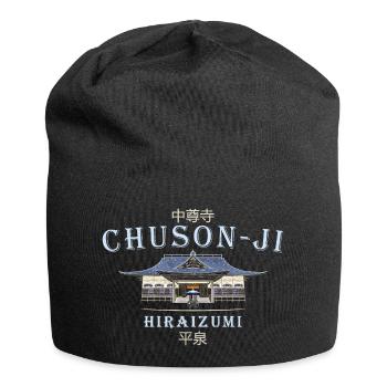 Japon Chuson-ji, temple bouddhiste, Hiraizumi - Bonnet en jersey - noir - Devant